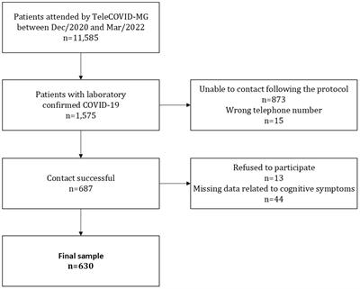 Post-COVID-19 cognitive symptoms in patients assisted by a teleassistance service: a retrospective cohort study